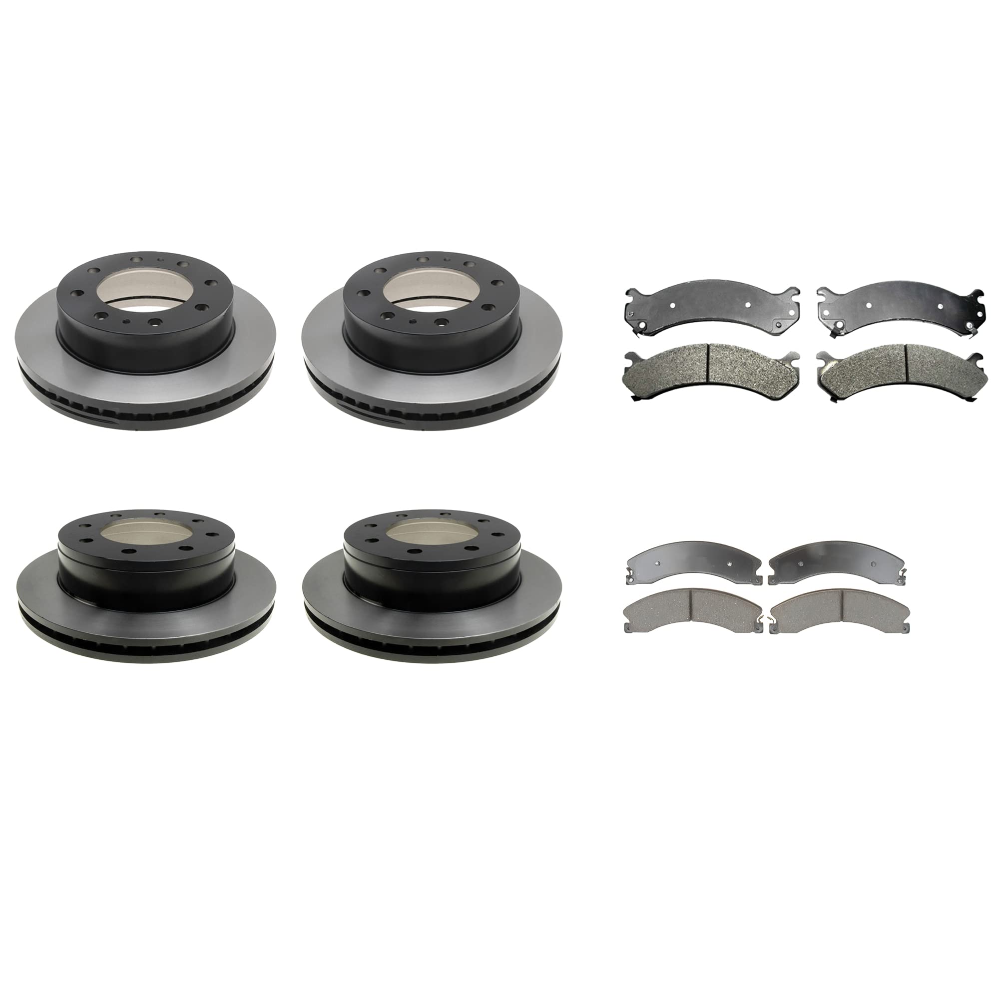 Genuine OEM Gold Front 325mm Rear 330mm Brake Kit Disc Rotors Pads For Savana 3500 BCVC-13824-168-4217173