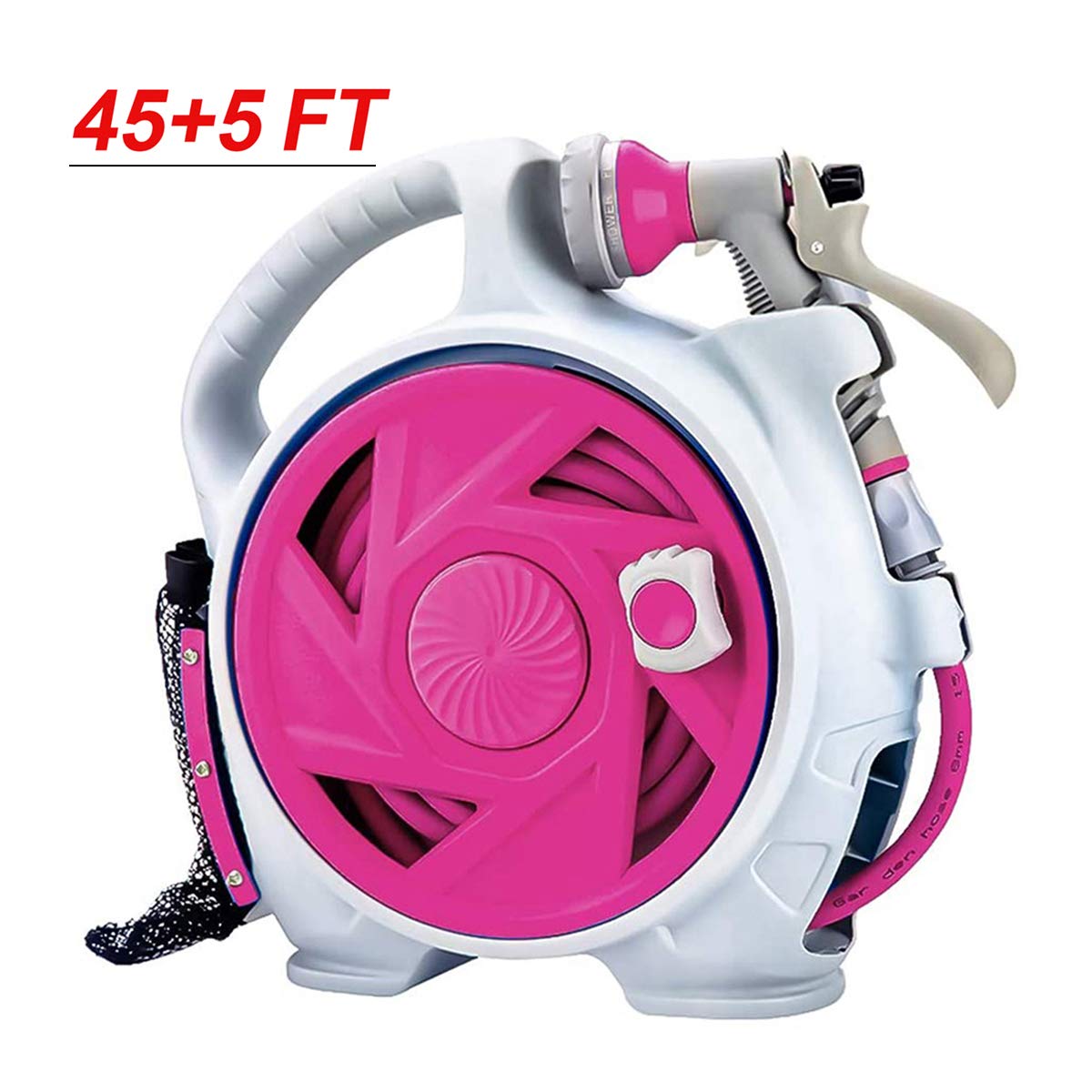 Buy CDZHY Mini Garden Hose Reel Cart with 50 FT Hose, Lightweight