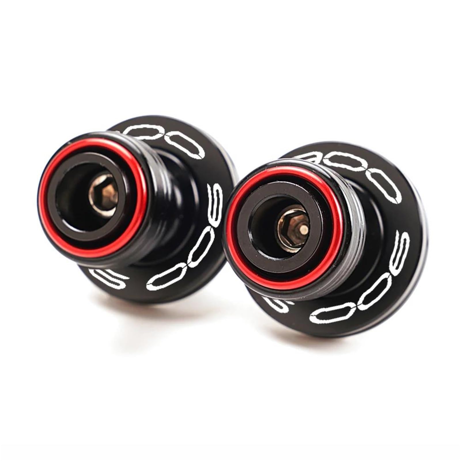 Bobines de bras oscillant M8 rouge pour moto Kawasaki Z900 et Ninja 650