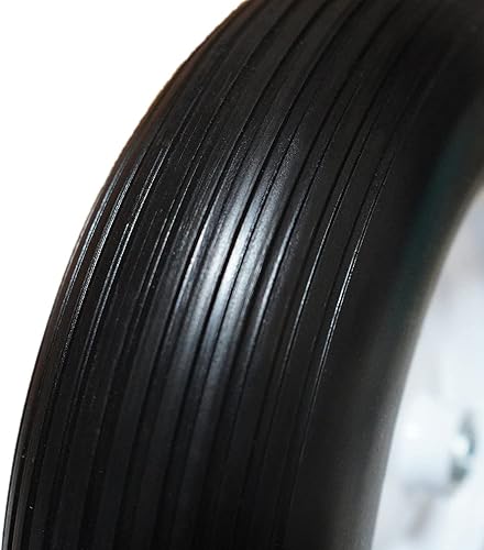 Miniatura 5 de Neumático de carretilla sin plano de 14.5 pulgadas con rodamientos de 58, ruedas de carretilla de ajuste universal de 3 pulgadas, rueda de repuesto