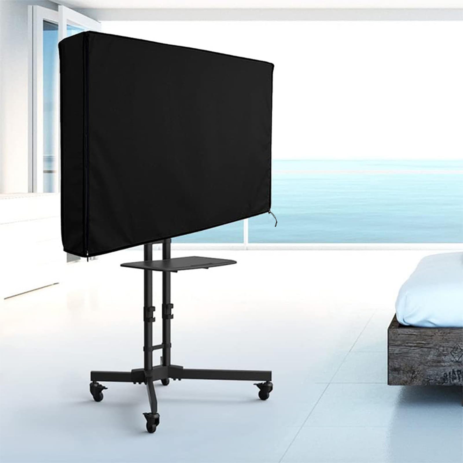 Housse pour Support Tv Sur Pied Mobile d'extérieur Bâche pour Télévision