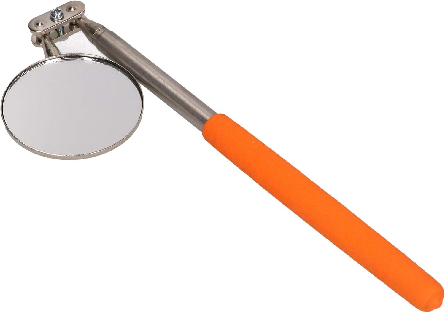 50mm Telescopic Extendable Inspection Mirror 210mm 385mm Soft Grip