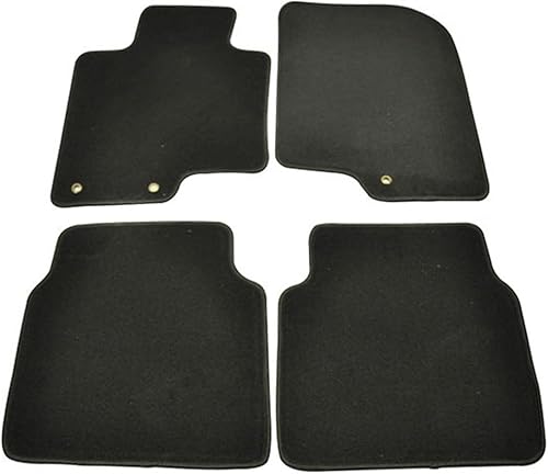 Alfombrillas compatibles con Hyundai Sonata 2010-2012, alfombra trasera negra de nailon de IKON MOTORSPORTS, 2011