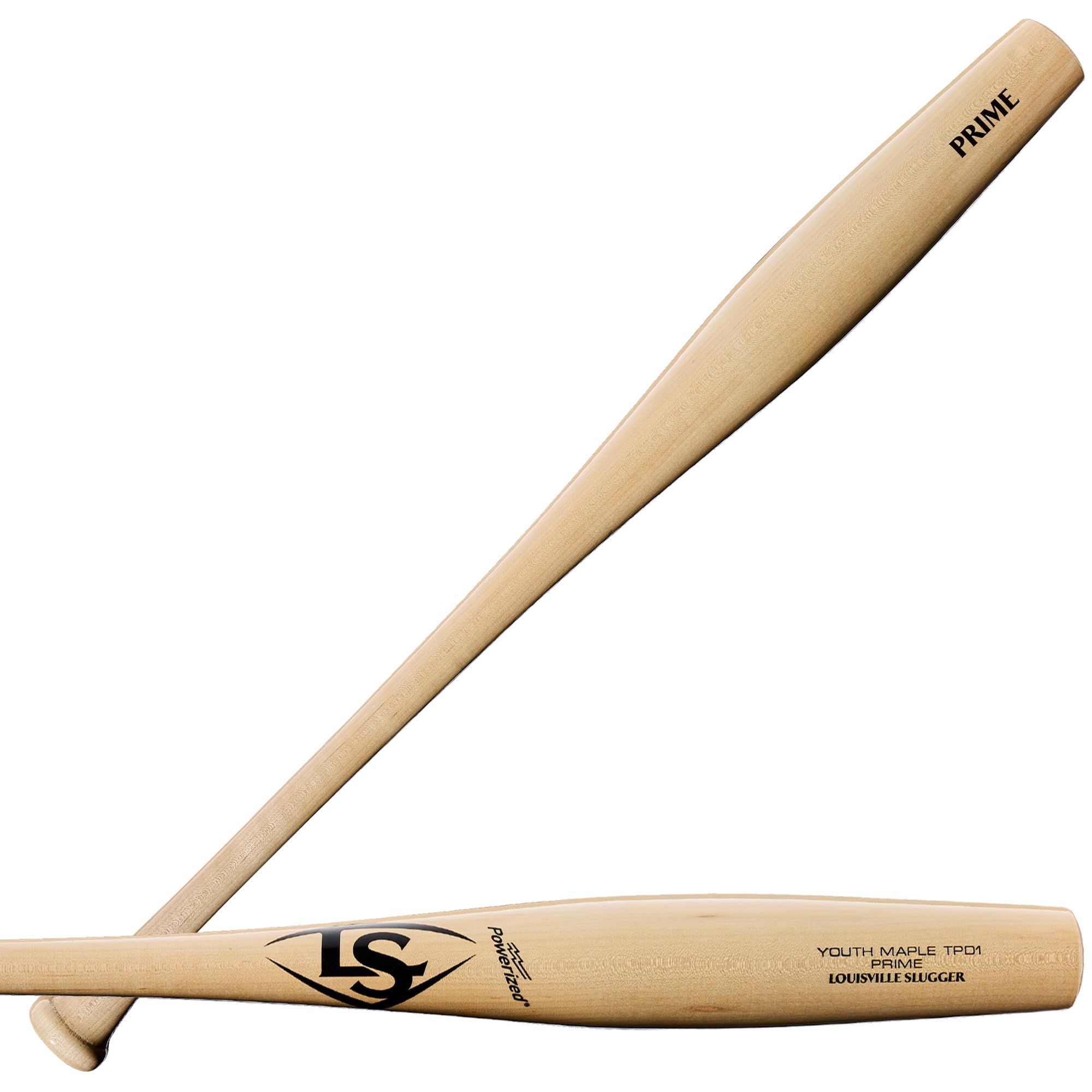 Louisville Slugger Youth Prime TPD1 Torpedo-Shaped Maple Wood Baseball Bats - (28", 29", 30", 31")