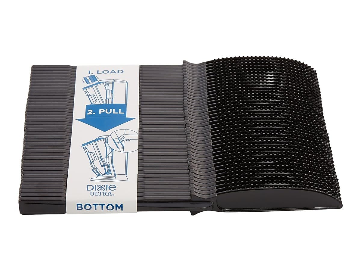 SmartStock Dixie Ultra DUSSK5 Ultra Series-T Polystyrene Knife Set Black