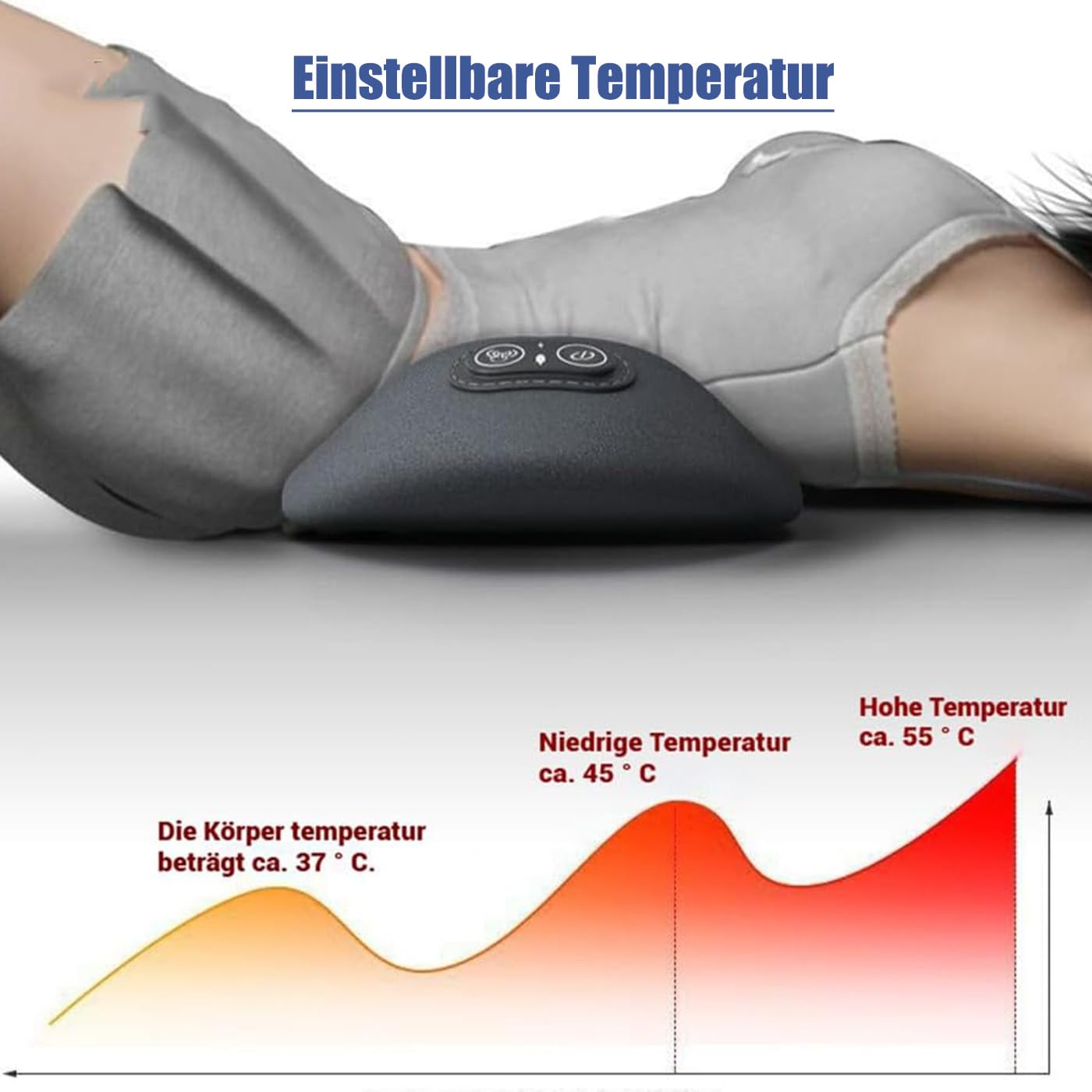 3 In 1 RüCkenmassagegeräT Zentira, Back Massager with Traction, Vibration & Heat, Ergonomic Massagekissen Rücken für Unteren Rücken, Nacken (BH)