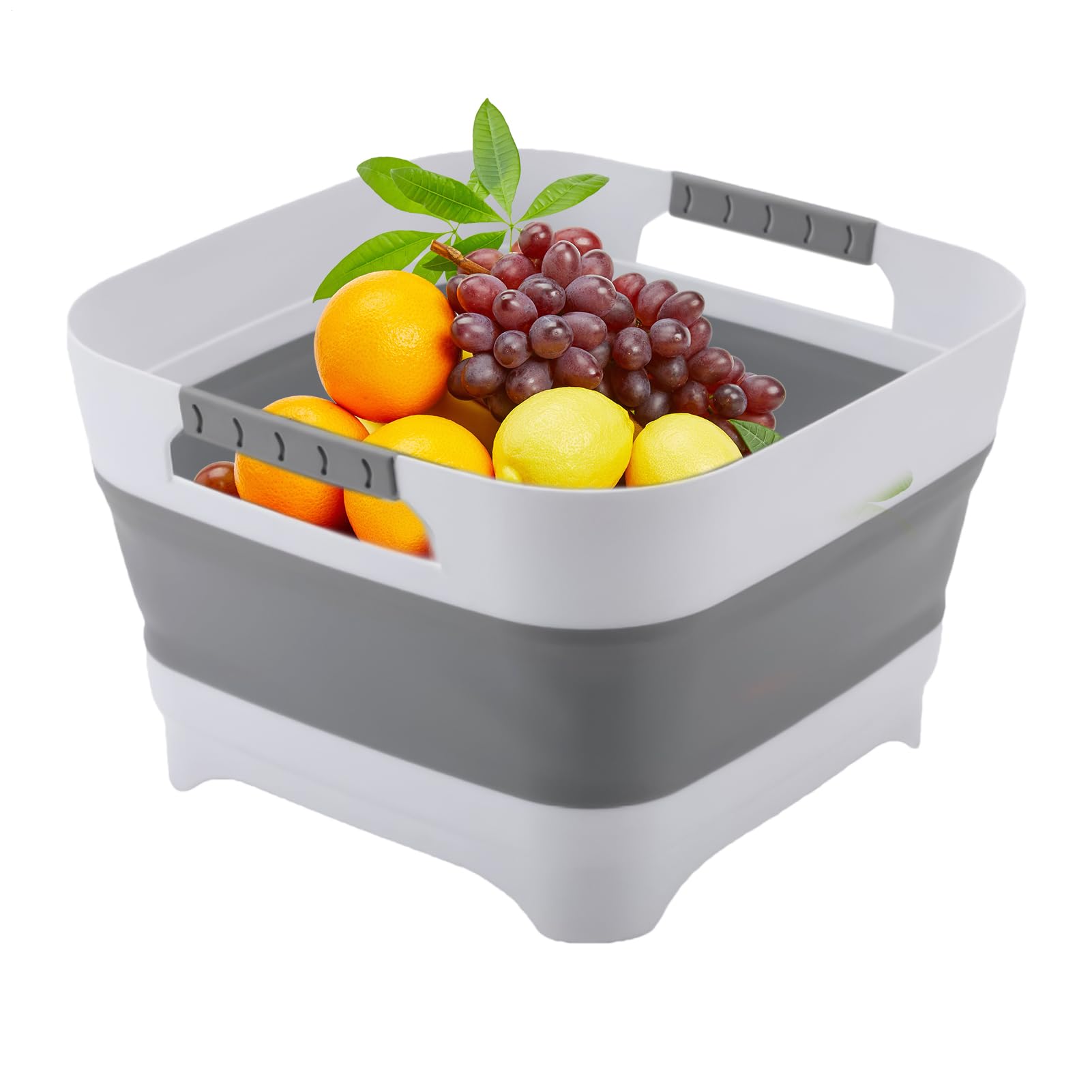 Lavabo portable - Évier pour biberons - Panier multifonction léger avec poignée ergonomique pour camping, vaisselle, cuisine, voiture