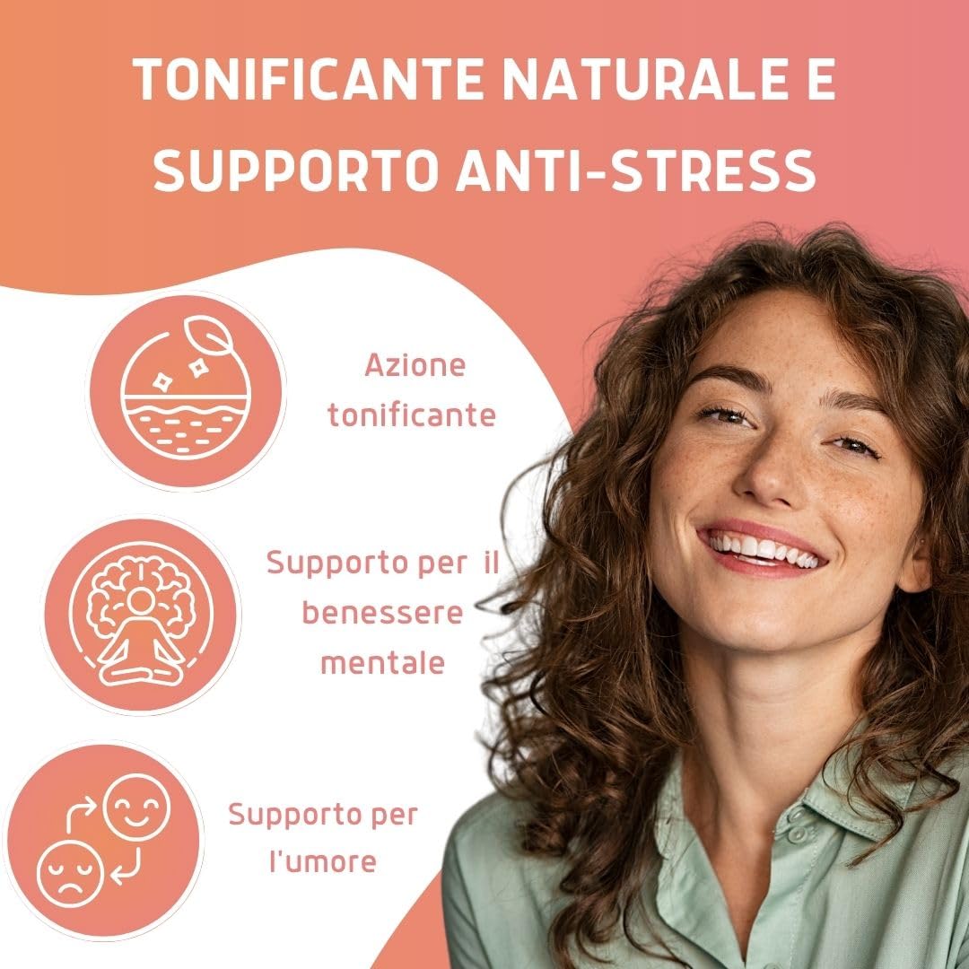Erbex Integratore Naturale alla Rhodiola Rosea 50 Capsule - Azione Tonico Adattogena per Stanchezza Fisica e Mentale - Rodiola Forte e Naturale - Compresse Energetiche per il Benessere