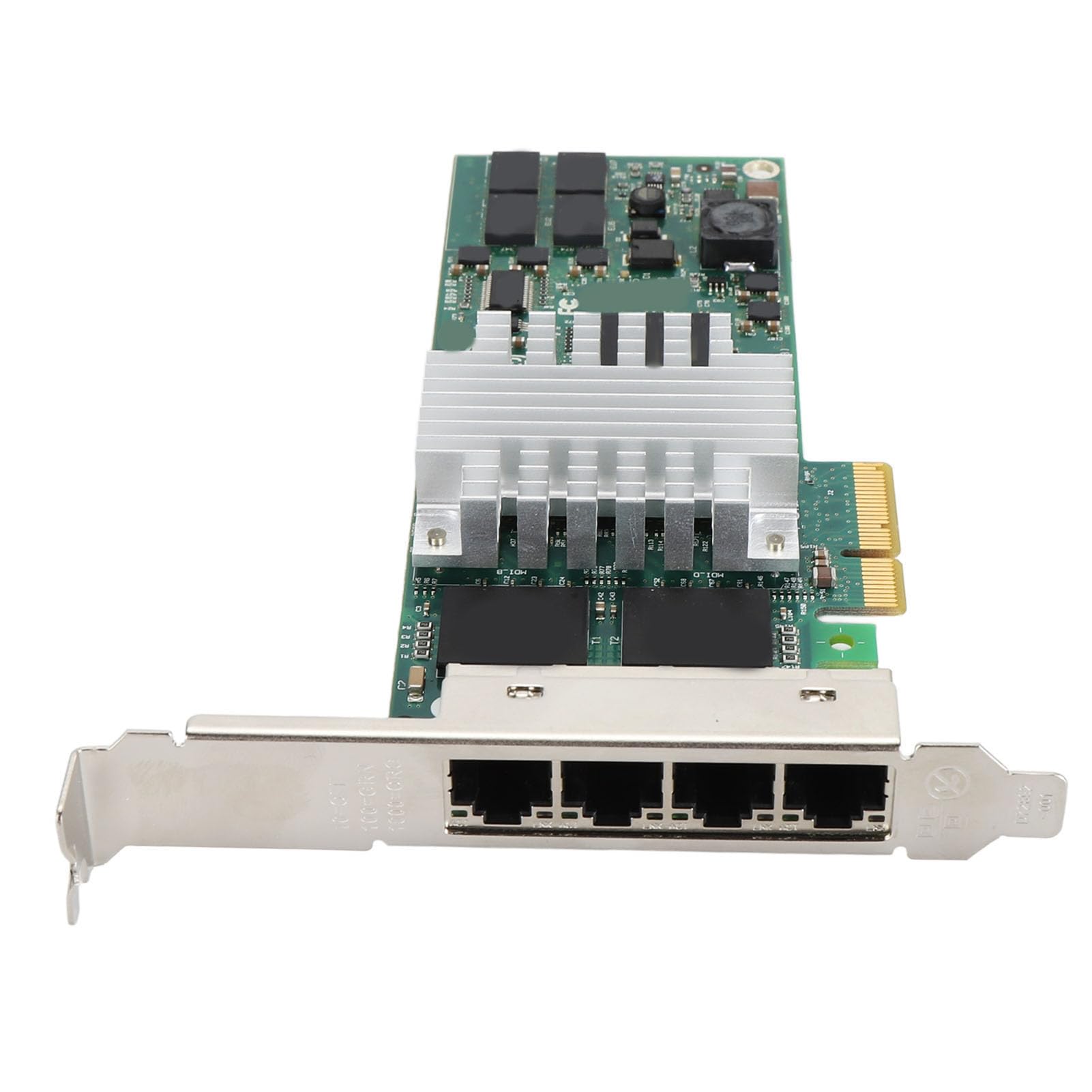 Scheda di Rete Gigabit, Adattatore Ethernet PCIE X4 a 4 Porte per connettività Server Ad Alta velocità, Supporta 10/100/1000 Mbps, Ideale per Sistemi