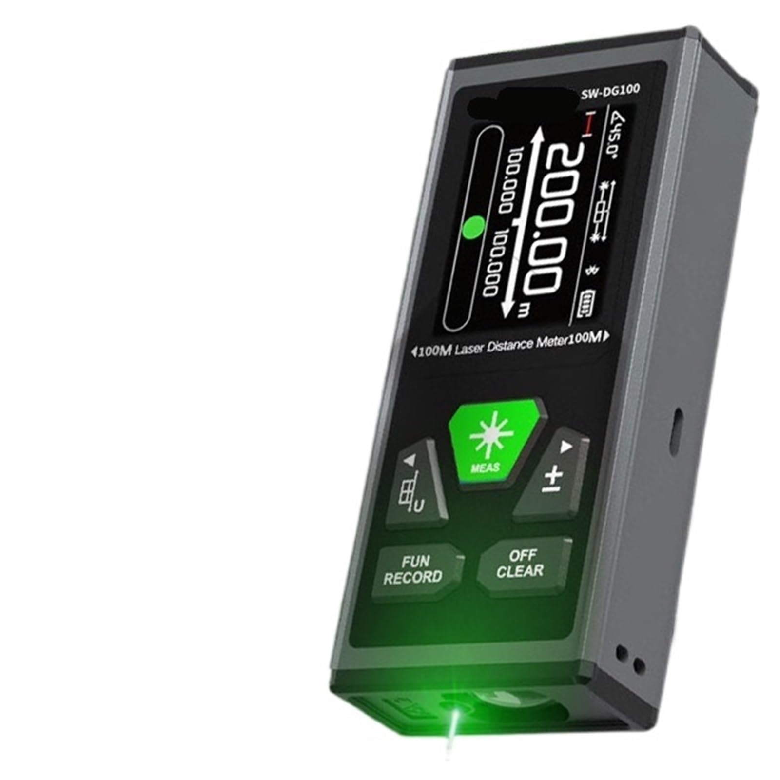 1 télémètre bilatéral Double 60/100 m, Ruban à mesurer numérique Rechargeable, portée Professionnelle