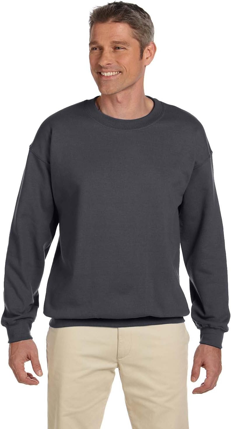 Gildan Men's Heavyweight Waistband Sweatshirt, Charcoal, XL