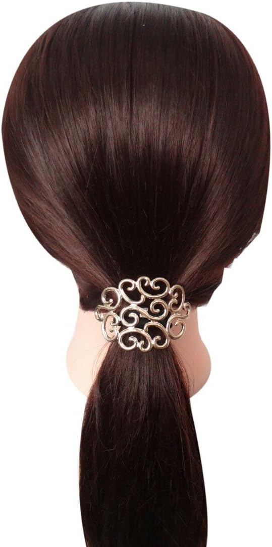 Vogue Hair Accessories Golden Latest Stylish Rubber Band Ponytie Hair Accessories For Women …