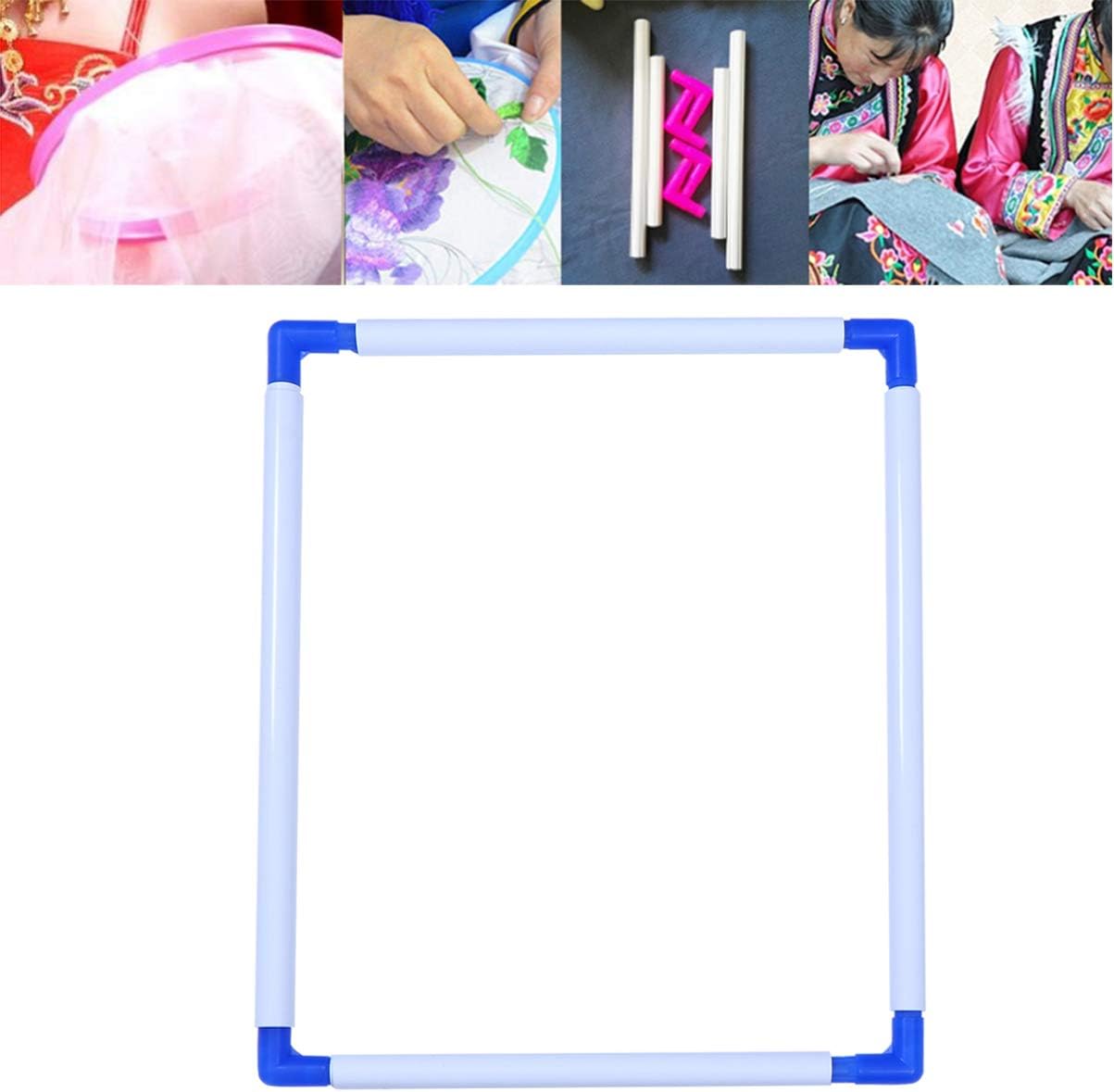 OSALADI Clip Embroidery Frame Hand Embroidery Tool Practical for Quilting Cross-Stitch Random Color