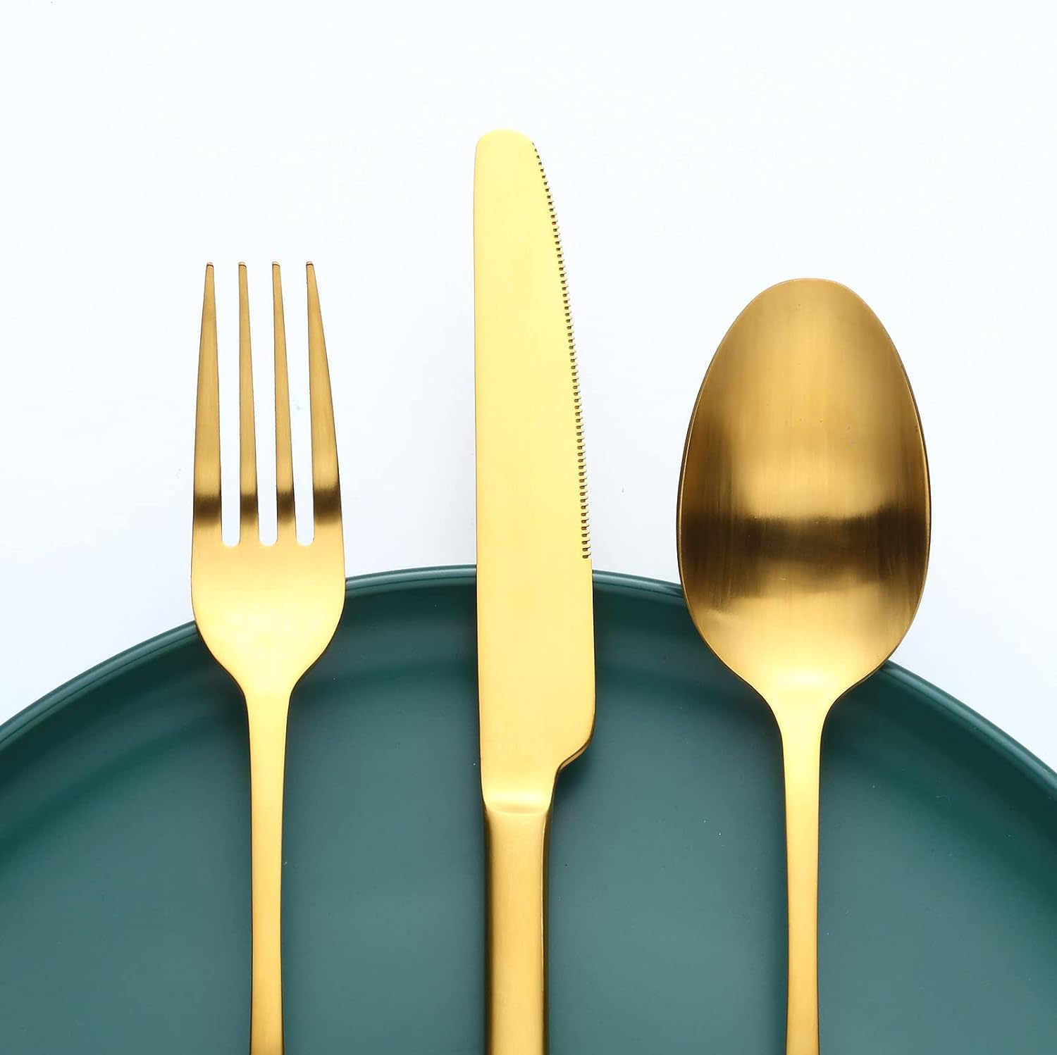 Bestdin Edelstahl Löffel-Set, 12 Teile, Mattgold – 12 Cm (4,7 Zoll) Kaffeelöffel Für Küche, Restaurant & Feiern