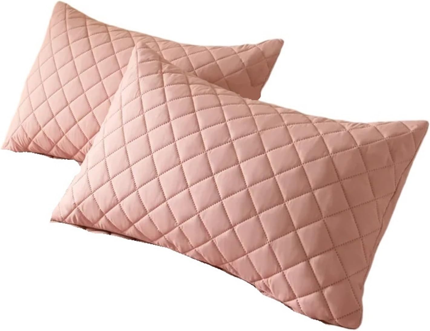 Waterproof Pillowcase, Excluding Pillows 48x74cm ，for Bedroom,Pillow Cover for Home(Black)