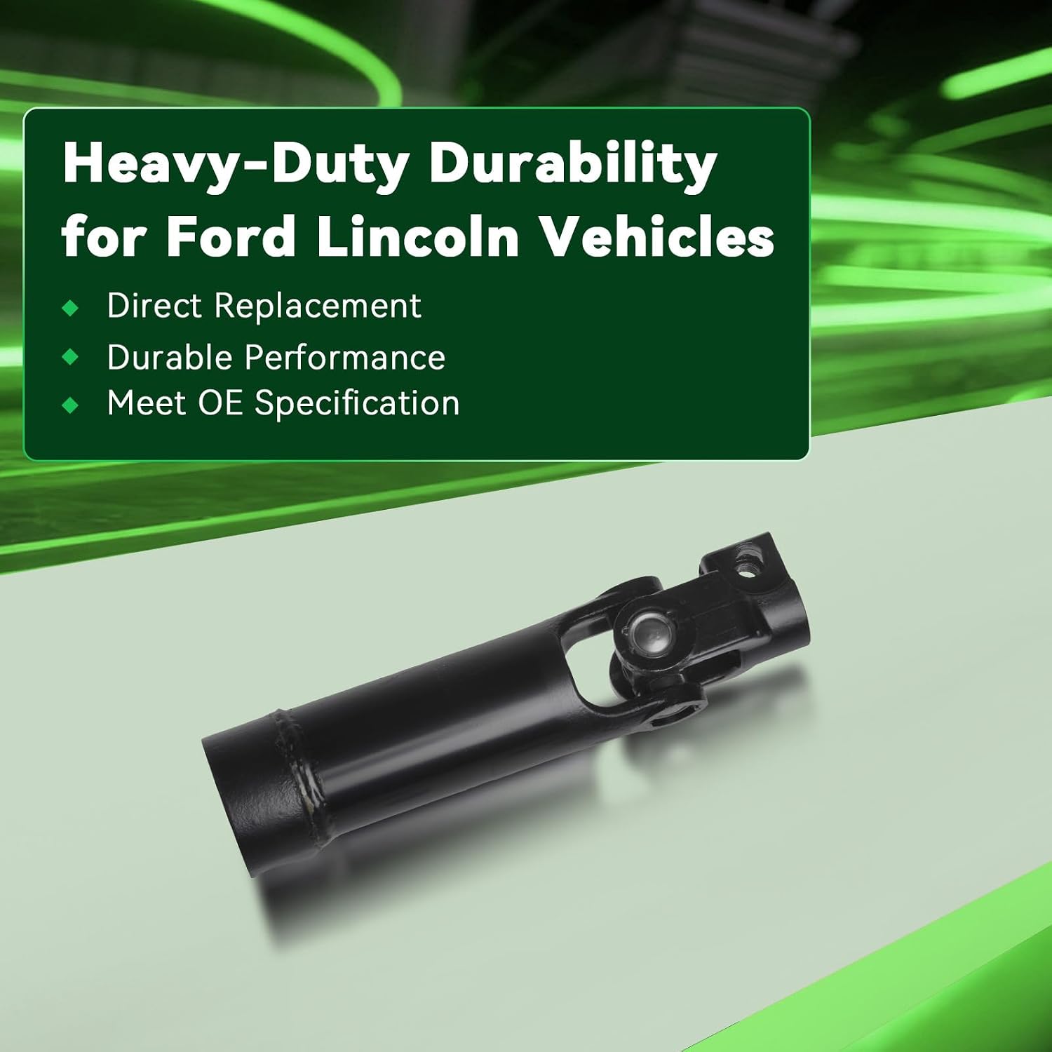 AUQDD 425-280 Lower Intermediate Steering Shaft (for RWD Only) Compatible with 2006-2012 Do-dge Ram 1500,Ram 2500,Ram 3500 (Steering Column w/U Joint Coupler Replace # 55351285AB 55351285AC JCR105)