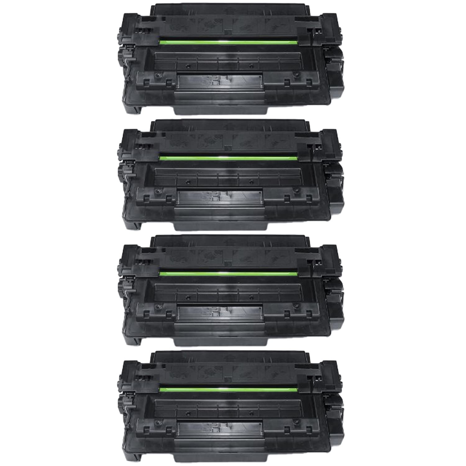 Przebudowany dla HP LaserJet P 3005 X - Q7551A / 51A - Zestaw tonerów 4x czarny - dla ok. 4 x 6,500 stron (5% pokrycia)
