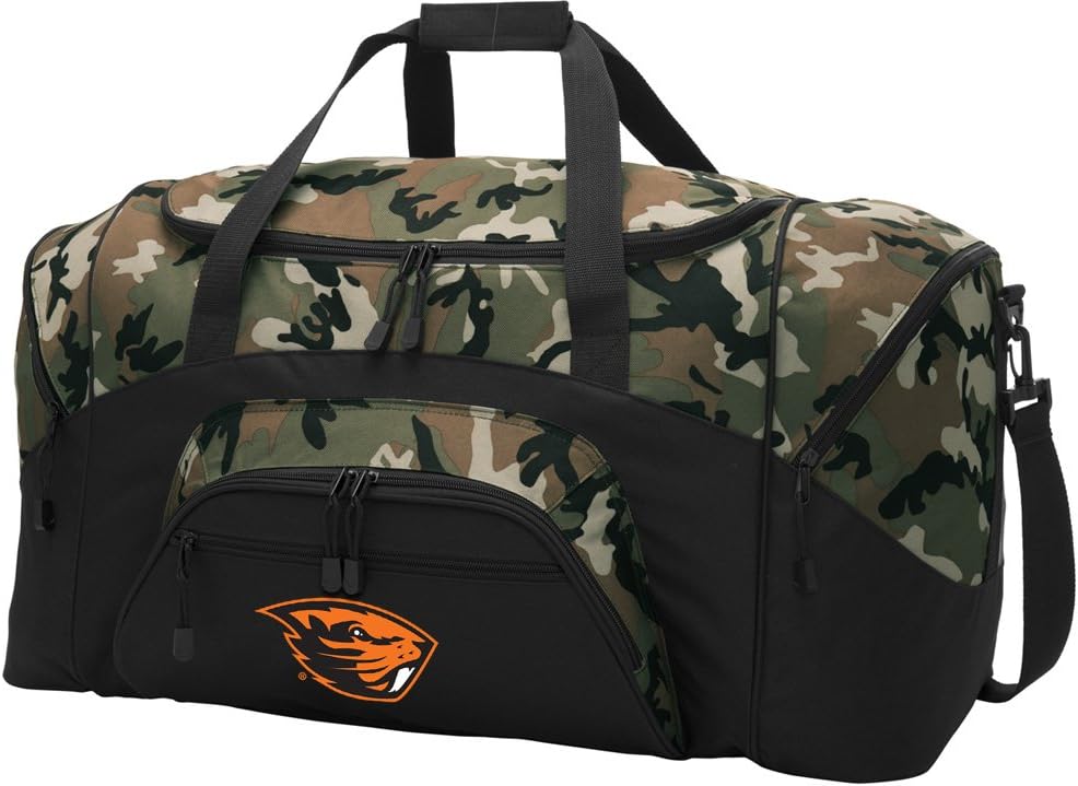 Large Oregon State Duffel Bag - Camo Design OSU Beavers Suitcase or Gym Bag (Camo)