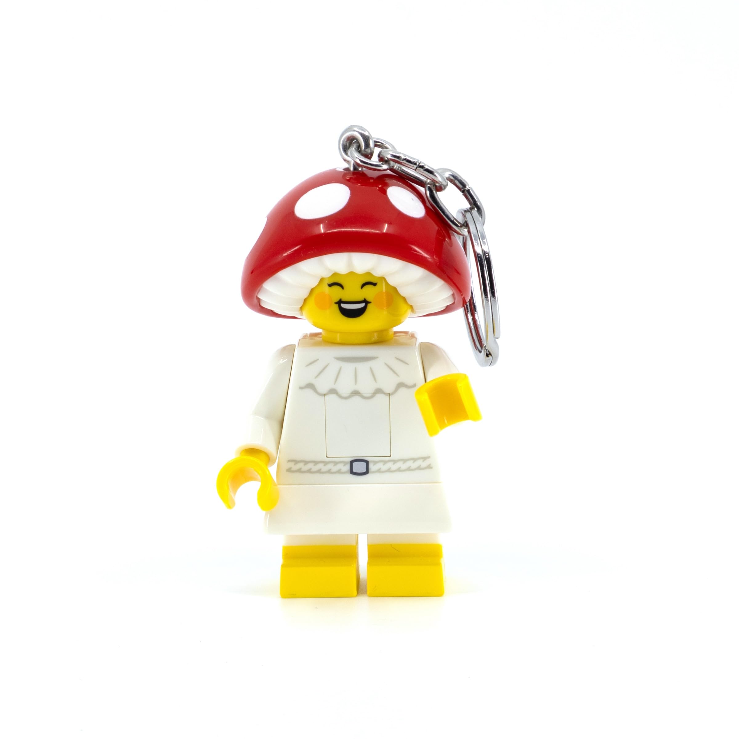 Lego Minifigures - Mushroom Sprite Keychain Light - 2.6 Inch Tall Figure (KE240H)