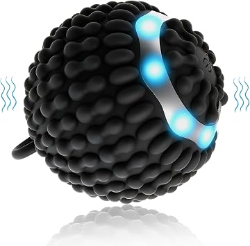 Physical Vibration Therapy Ball to Reduce Hand Tremors Parkinsons and Stress Relief, 4-Speed Rechargeable Vibrating Massage Ball for Arthritis, Gifts for Mom & Dad, Fathers & Mothers Day Gifts