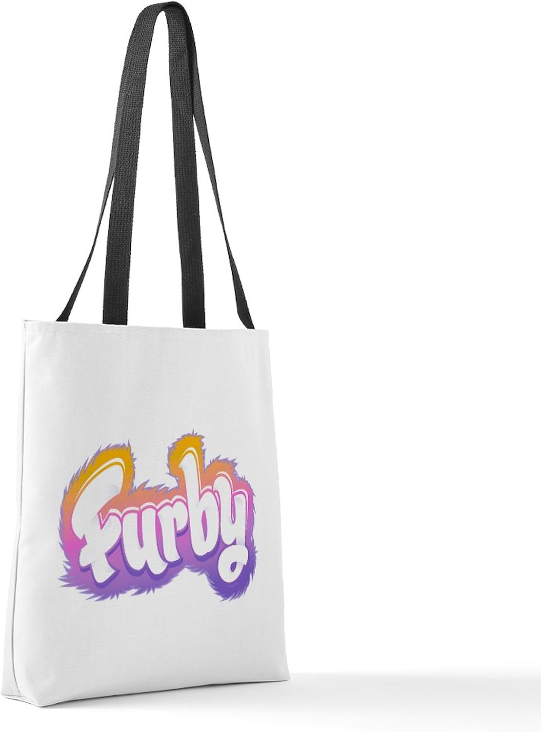 CafePress Furby Logo Medium Tote Bag Polyester Tote Bag 16"x16"