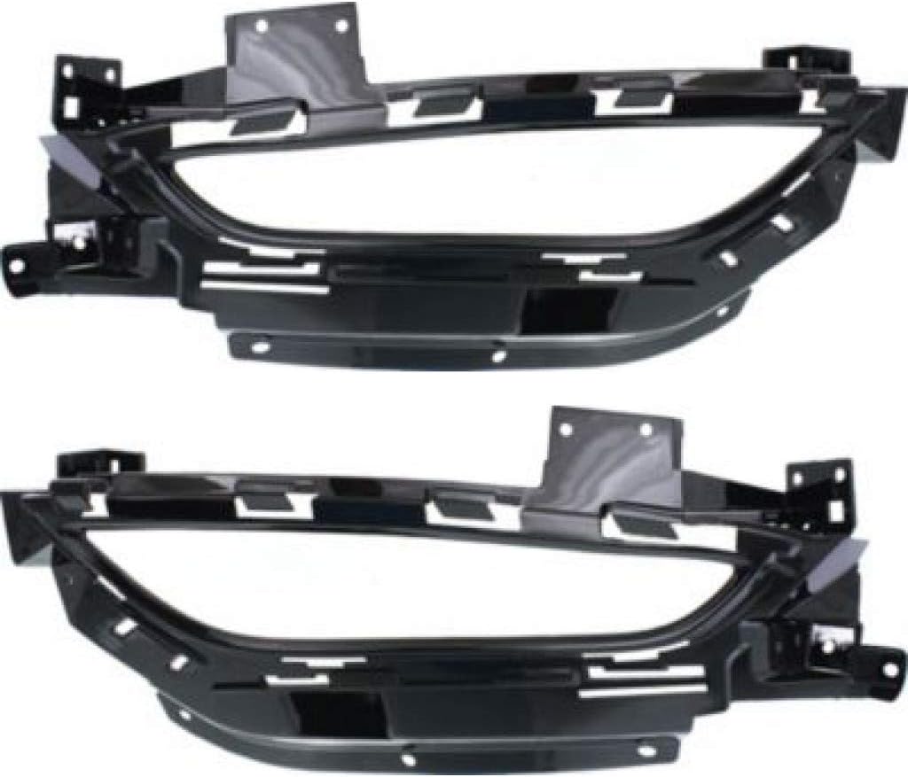 KarParts360 For Chrysler 200 Fog Light Cover 2015 2016 2017 Driver and Passenger Side Pair/Set | Primed | LED Headlights | DOT/SAE Compliance | CH1038156, CH1039156 | 68203005AC, 68203004AC
