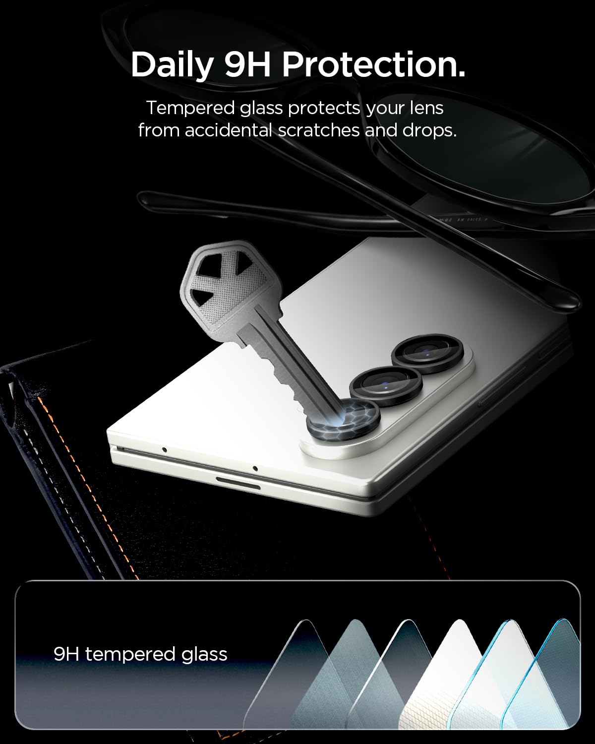 Spigen Optik Pro Camera Lens Protector for Galaxy Z Fold 8 Ultra/Fold 7 [2P] — Amazon image 6
