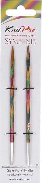 KnitPro 4 mm Symfonie Interchangeable Normal Circular Needles, Multi-Color