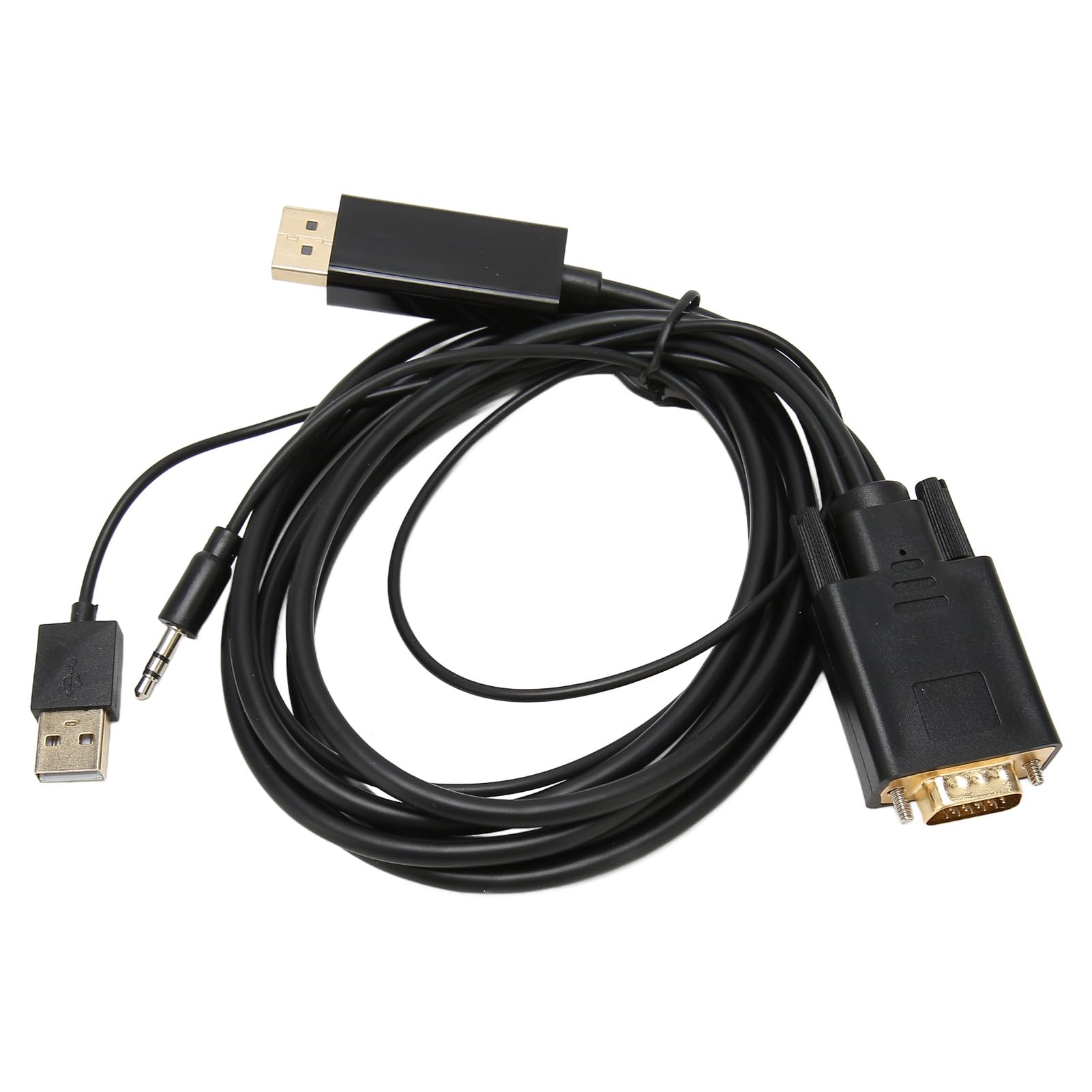 VGA to Adapter Cable, VGA to HD Video Converter Cable Compatible with 1920x1080 60Hz Compatible with Devices with HD Multimedia Interface Ports