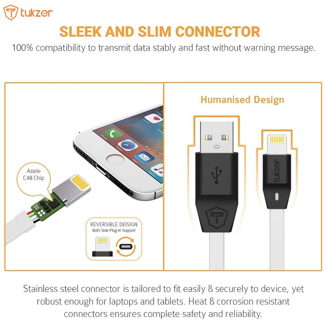 Tukzer Lightning Cable - Fast Charging & Sync -3