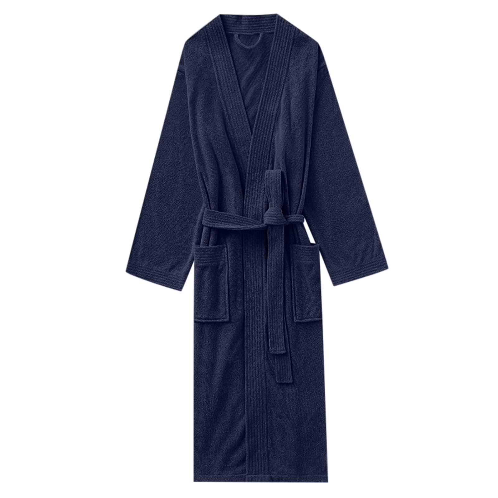 Peignoir de sport pour homme en coton personnalisé pour femme peignoir adulte unisexe robe de nuit longue avec poches capuche et ceinture robe de nuit pour la maison