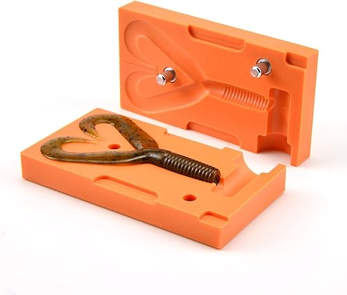 Moldes de plástico suave para hacer señuelos de inyección de moldes de pesca, señuelos espeluznantes de cola gemela de 3 pulgadas