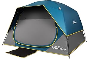 4 Person Blackout Camping Tent - Perfect for Nature Enthusiasts