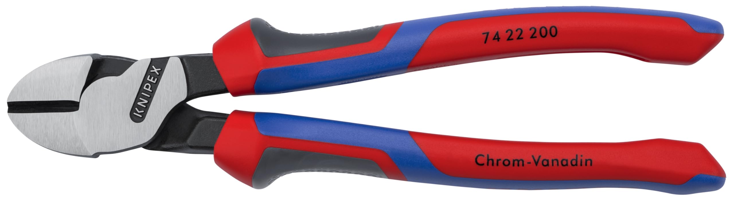 KNIPEX Tronchese laterale per meccanica tipo forte con manici comfort 200 mm, 74 22 200