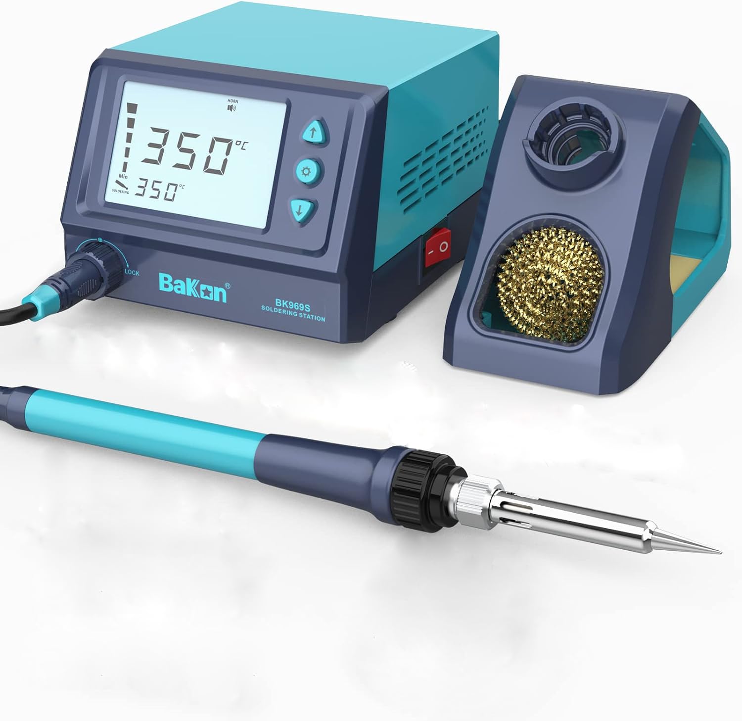 Bakon 60W Digital Soldering Station with Sleep Mode, Model BK969S Soldering Iron Station, Fast Heating Up, °C/ºF Conversion(356℉-896℉), Password Lock, ESD Safe (B0D66NPT4L) Amazon Price History, Amazon Price Tracker