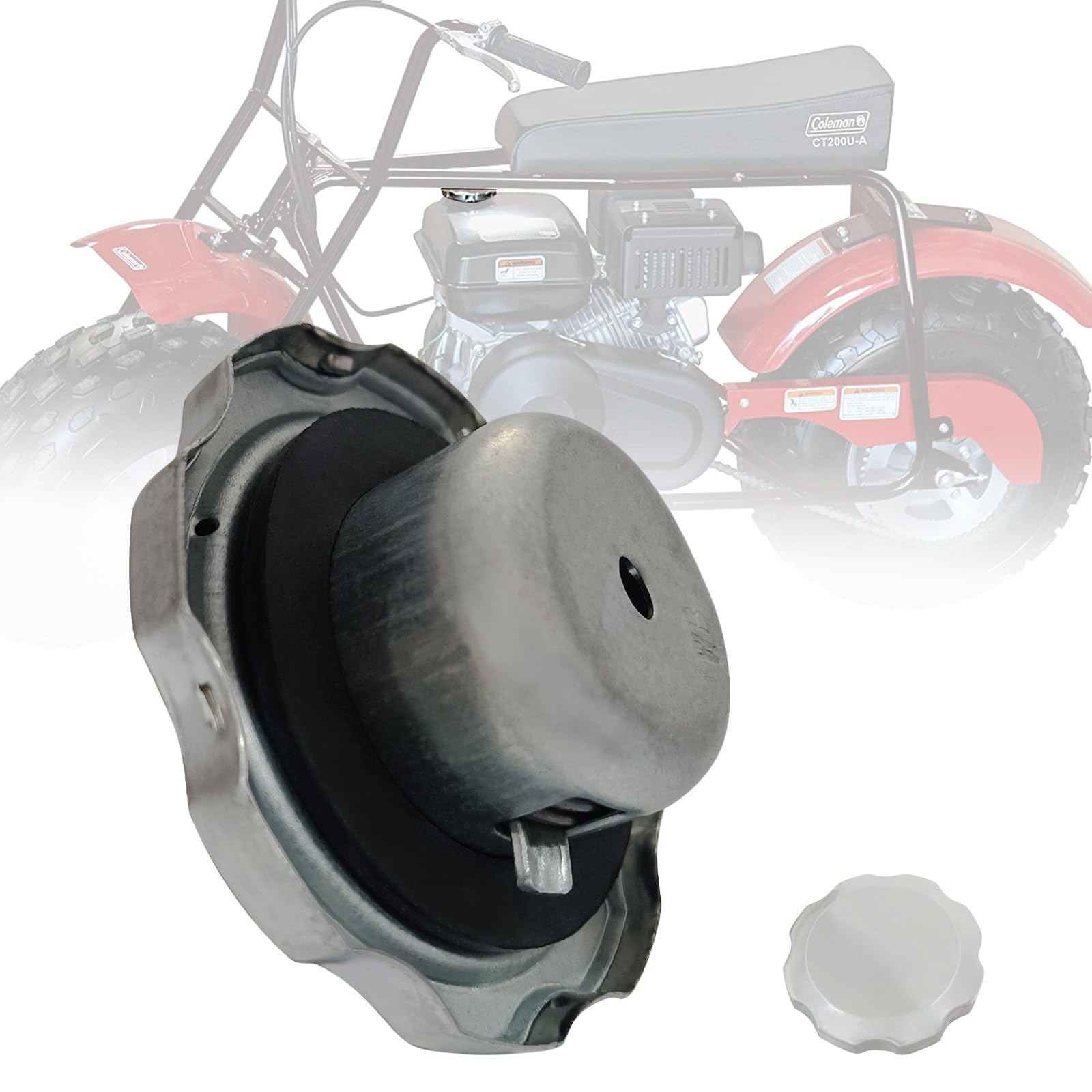CT200U Gas Fuel Tank Cap, Mini bike Cap Compatible with Coleman CT200U CT200-EX BT200X Baja Mini Bike Predator 212 Go Kart GX160 GX200 : Automotive