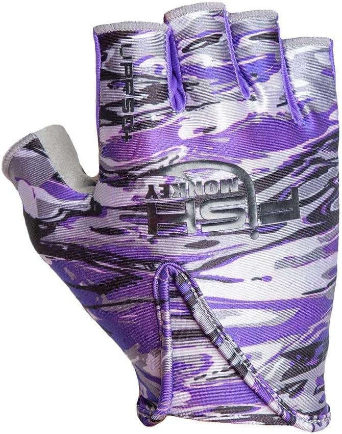 Fish Monkey Gloves Stubby Guide Gloves, Small, Redfish