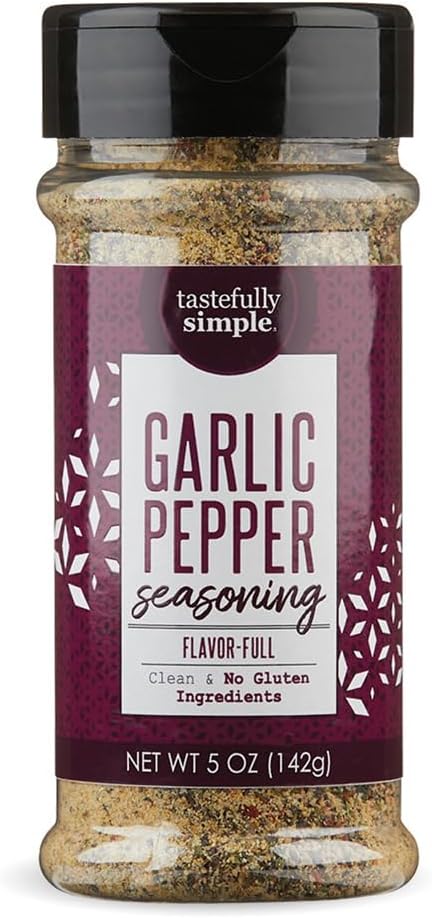 Tastefully Simple Garlic Pepper Seasoning, 5 Ounce