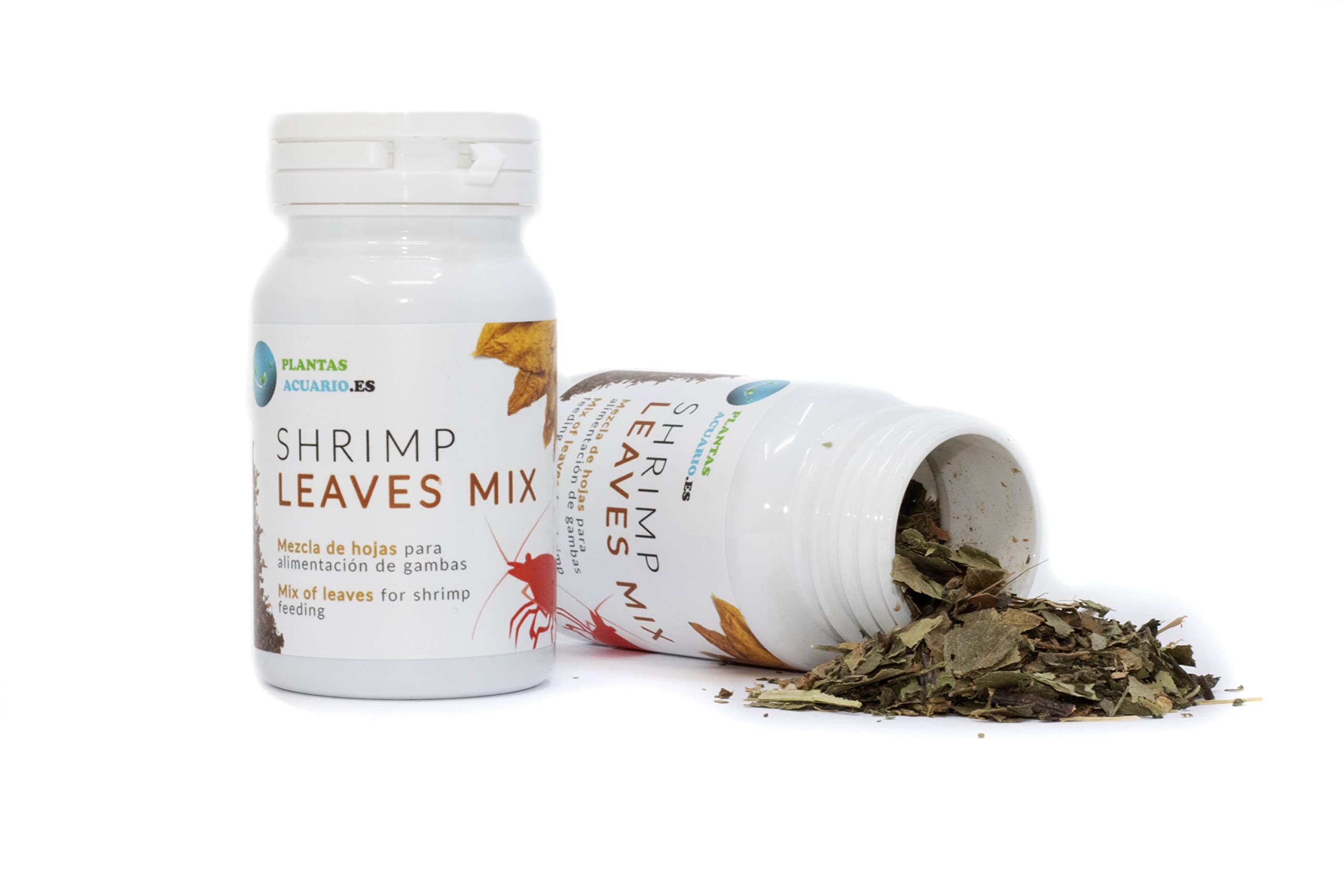 Mezcla de Hojas beneficiosas, alimento para gambario y Acuario, 100ml