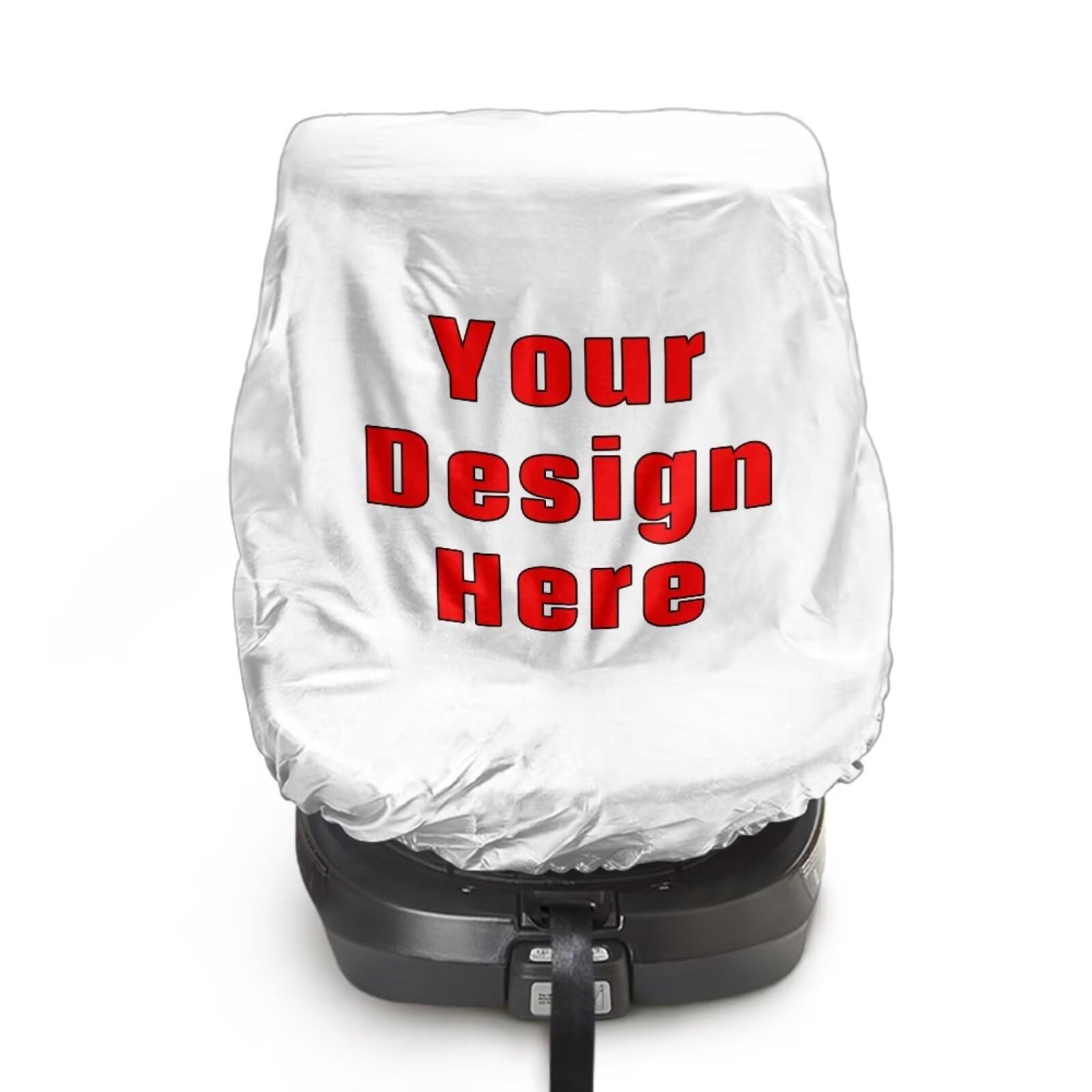 JOAIFO Custom Car Seat Sun Shade Cover, Baby Car Seat Cover Personalizadas Design with Picture or Message, Custom Photo Text and Logo, Replacement Blocks Out Heat & Sun