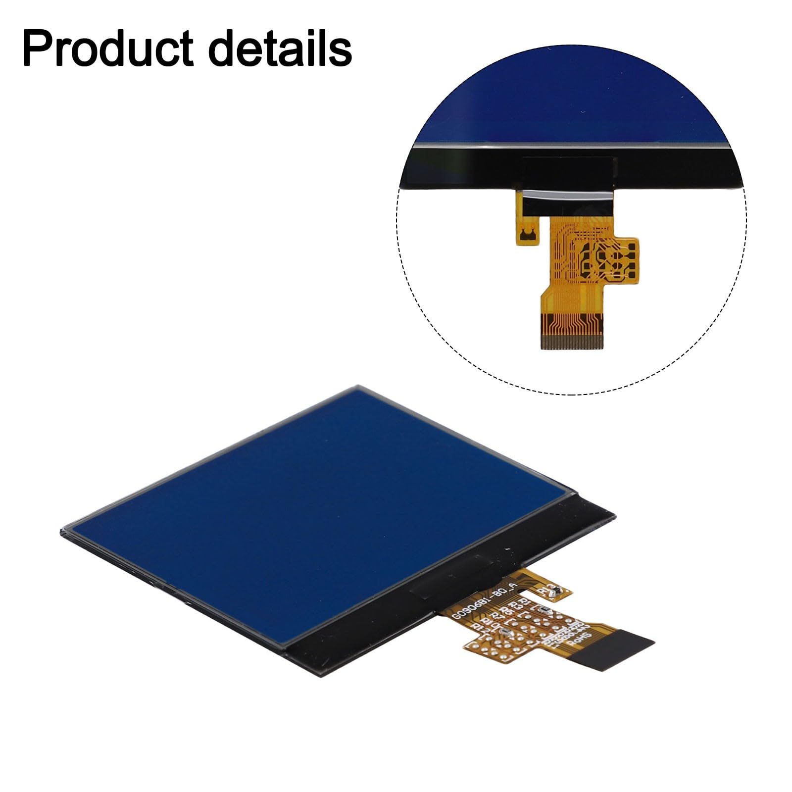 FUBESK Écran LCD 407 SW 2004–2010 Compteur de vitesse tableau de bord Pièce de rechange Oe A2C53119649 9658138580 pour noir