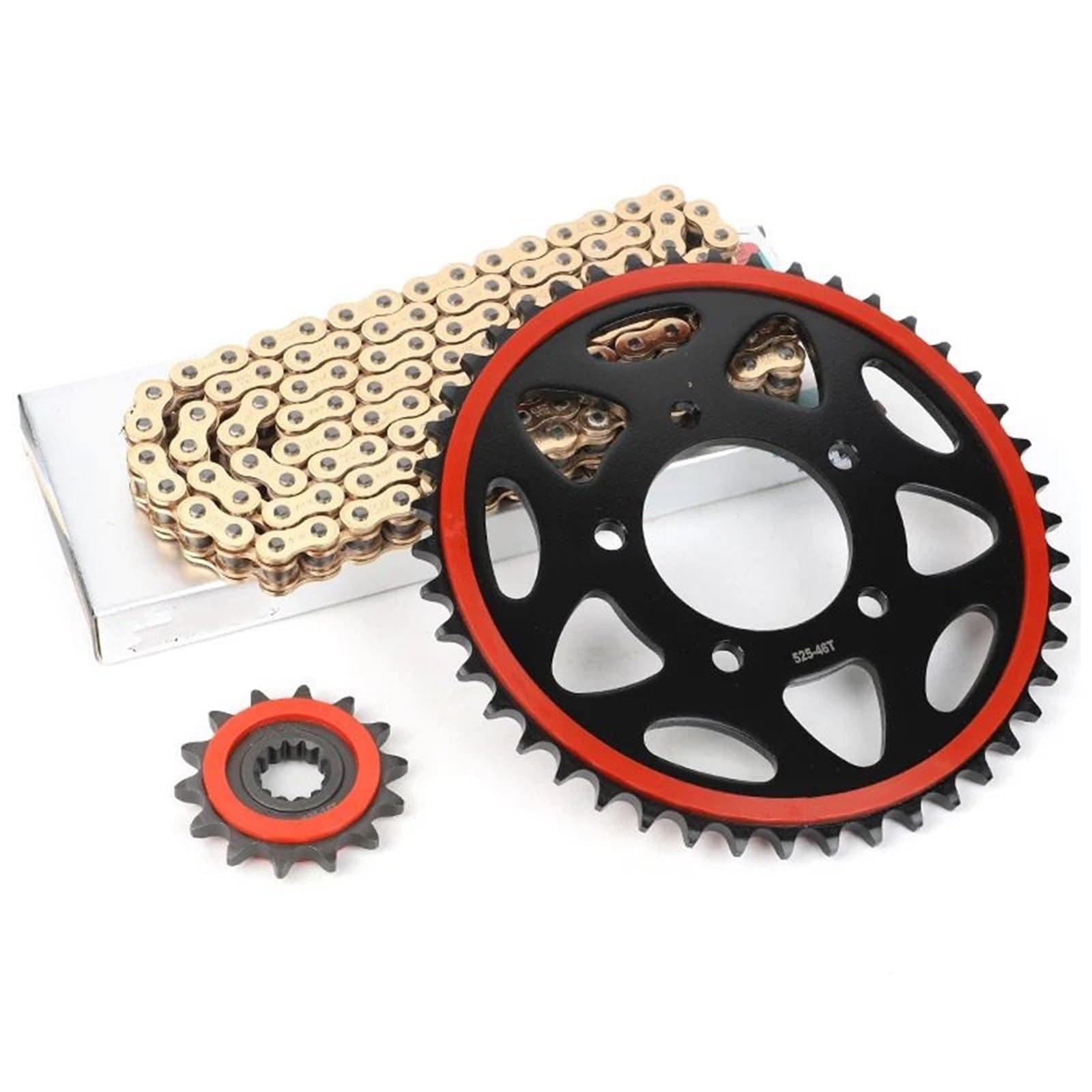 Motor Piñón Compatible con Benelli 502C Leonocnio 500 TRK 502 502C TRK502 Kit de piñón de Cadena Fly Chain Wheel Kit Moto Piñon Delantero(Sprocket 42T)