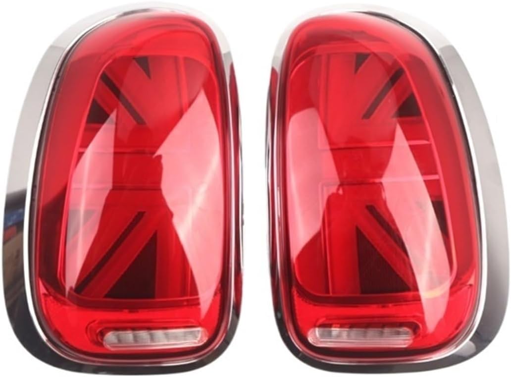 Car brake lights Fit For Mini R60 rear taillight Union Jack L-ed turn car lights(Grey)