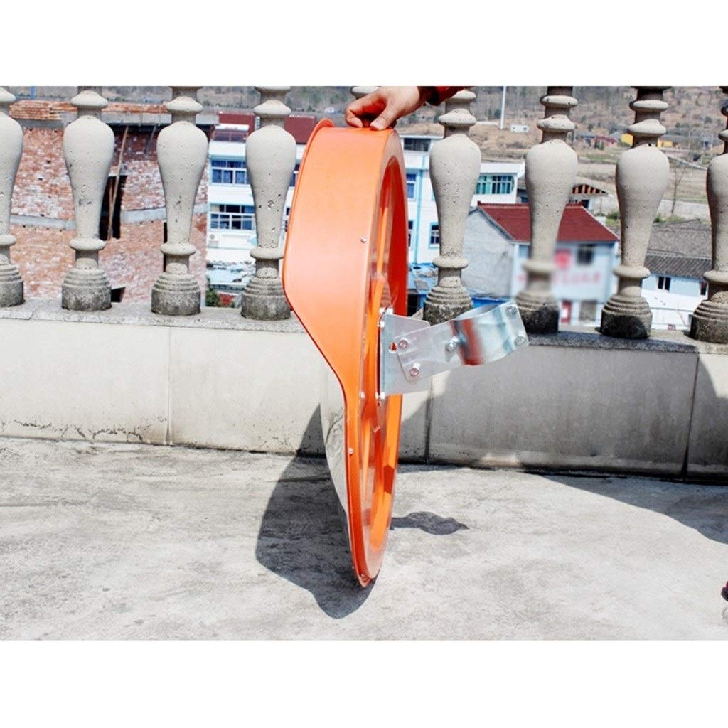 Specchio di Sicurezza Convesso, Specchio per Traffico Interno ed Esterno da 45-120 cm - estende Il Campo visivo per Aumentare la Sicurezza (Colore: 100 cm)