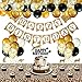 51 Pieces Cheetah Birthday Decorations Including Cheetah Birthday Banner Cheetah Theme Balloons Leopard Cake Topper Safari Animal Print Tablecloth and Ribbon for Party Boy Girl Baby Shower Supplies