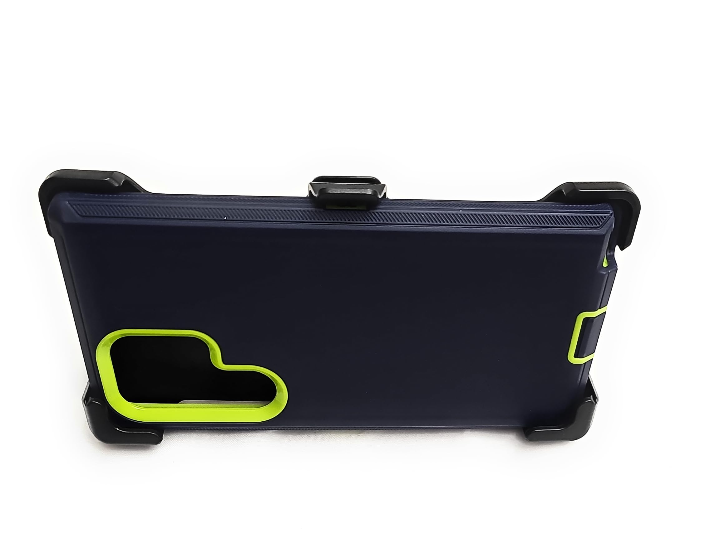 RDRKR Shock Resistant Heavy Duty Smartphone Case with Clip Holster Kickstand Compatible with S23 Ultra (GREEN)