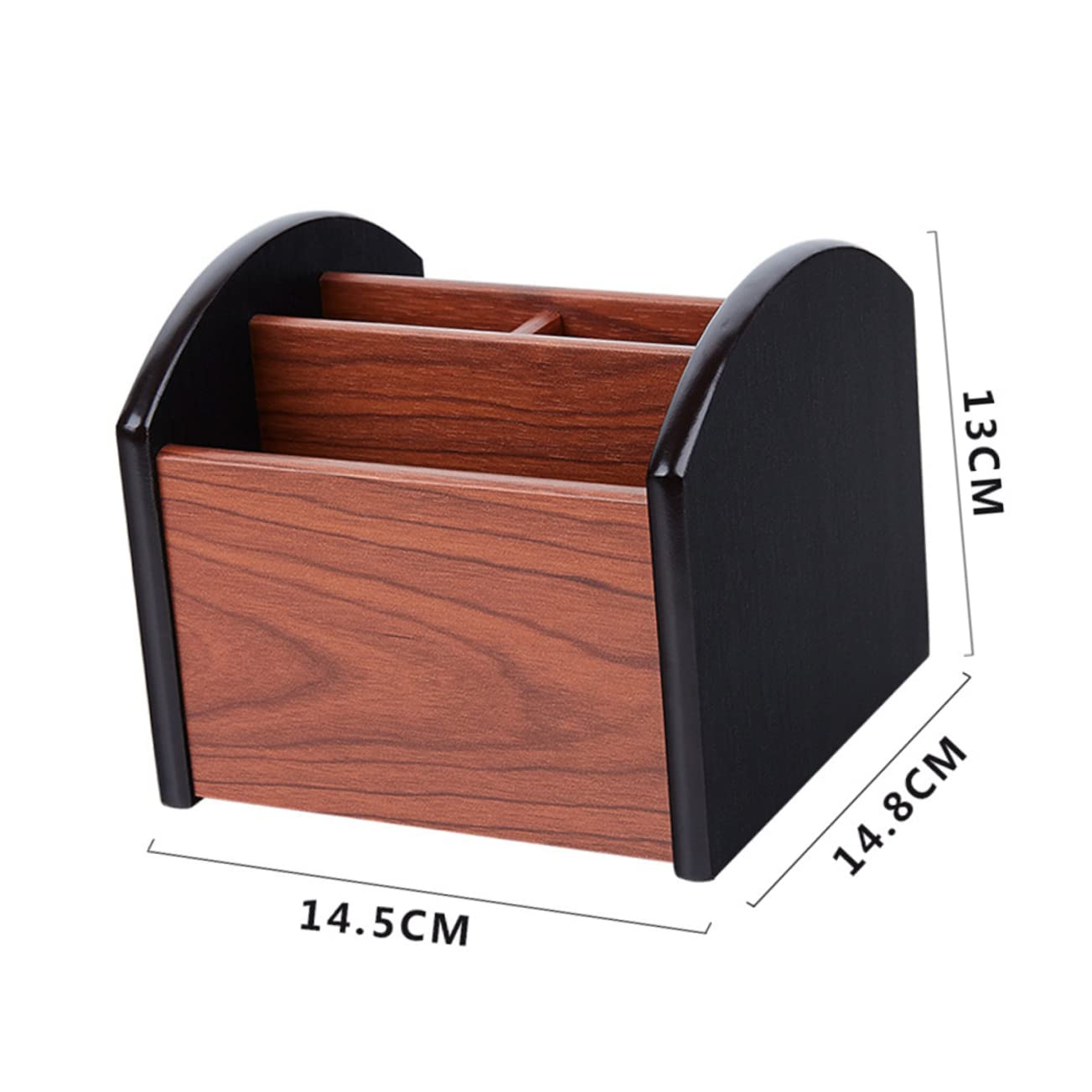 SHINEOFI Organizer da Scrivania Porta Penne in Legno Multifunzionale Design a Scomparti e Contenitore per Ufficio, per Uso Desktop in Ufficio