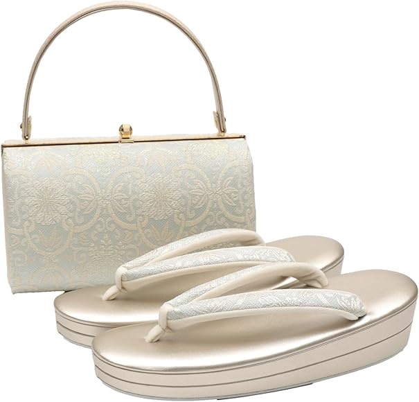 Amazon.co.jp: きもの京香 日本製 草履バッグセット 留袖 訪問着  