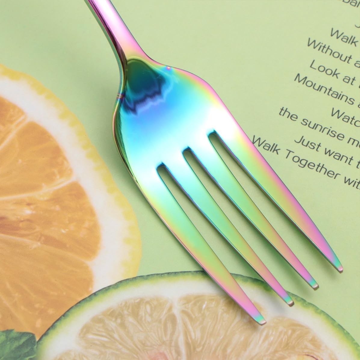 Stainless Steel Dinner Fork for Western Food and Cakes