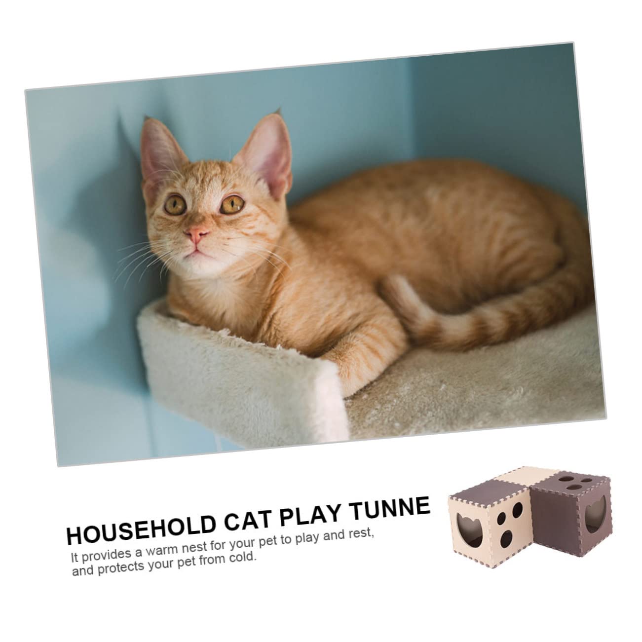 Tunnel De Jeu pour Chat Domestique Jouet Intéressant pour Chat Jouet Résistant à Usure pour Chaton
